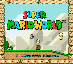 [Super Mario World title-page]