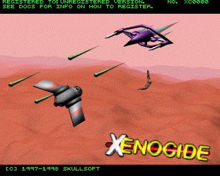 [Xenocide title screen]